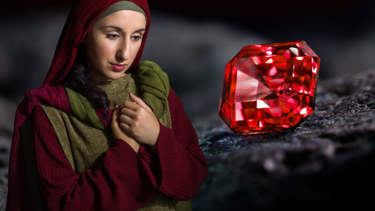 Mary Magdalen Ruby Crystal